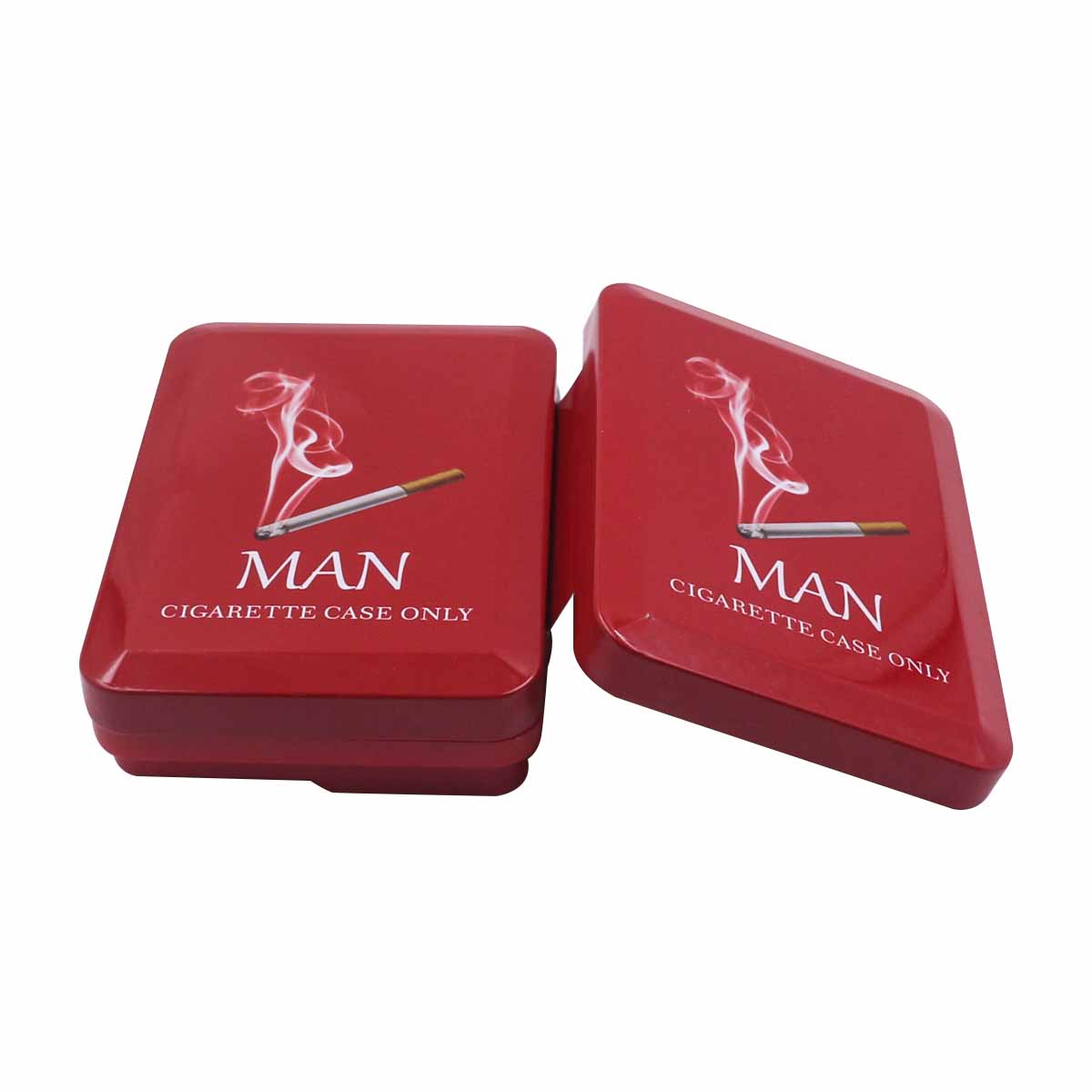 Cigarette Tins with Hinged Lid