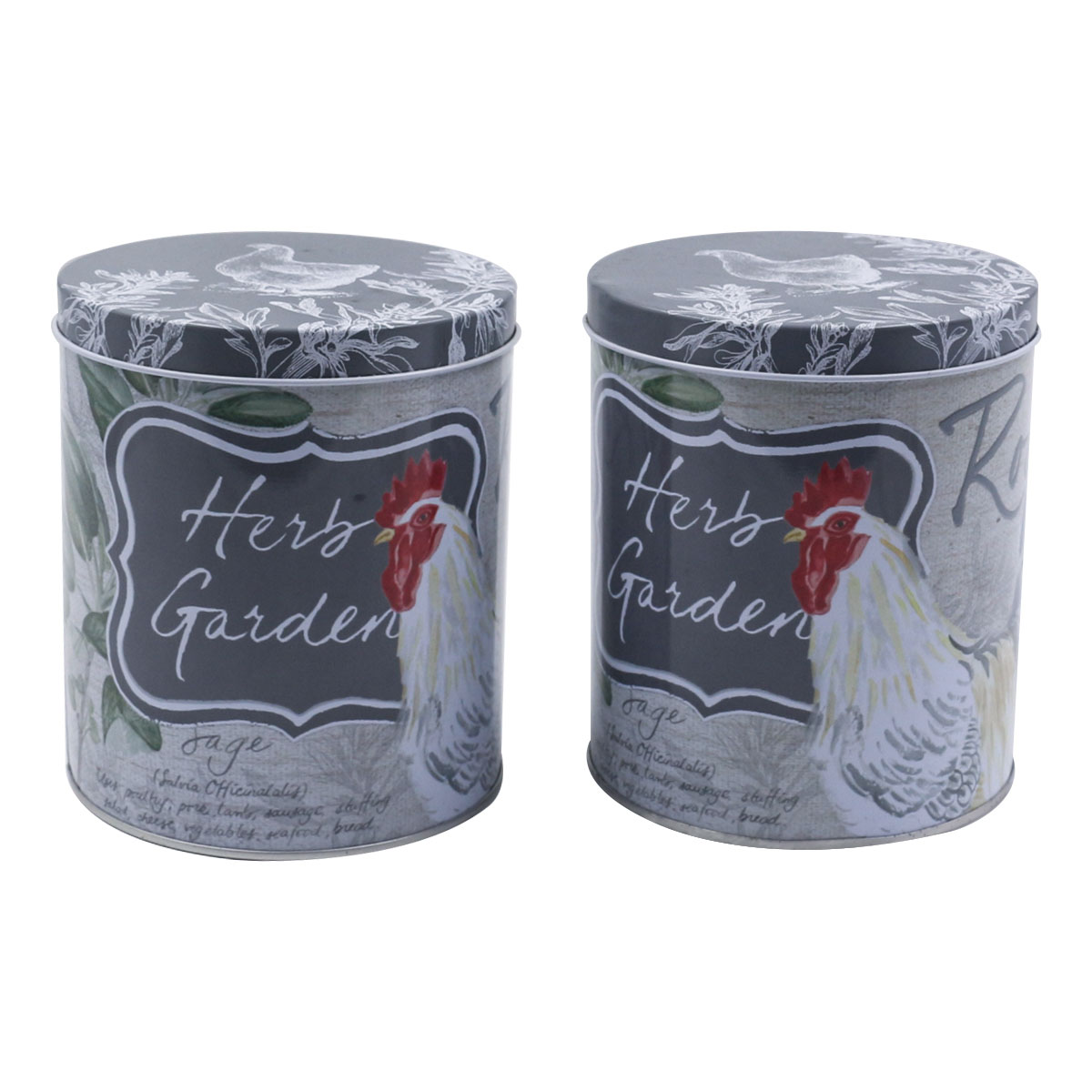 Round Spice Food Tin Can